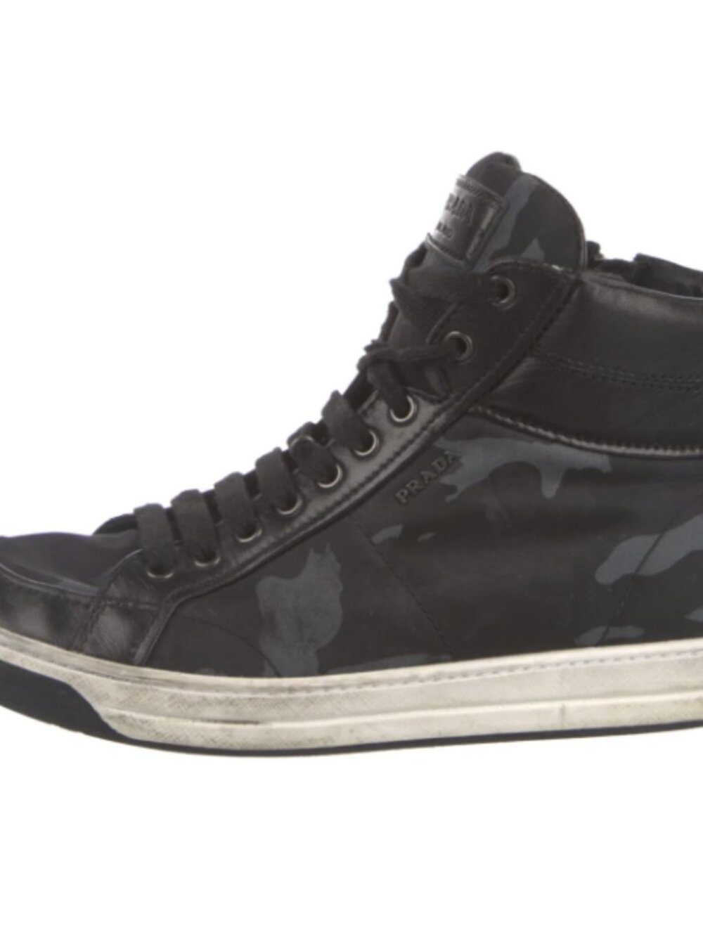 RARE Prada Sport Camo High Top Sneakers Size 39 / 8.5